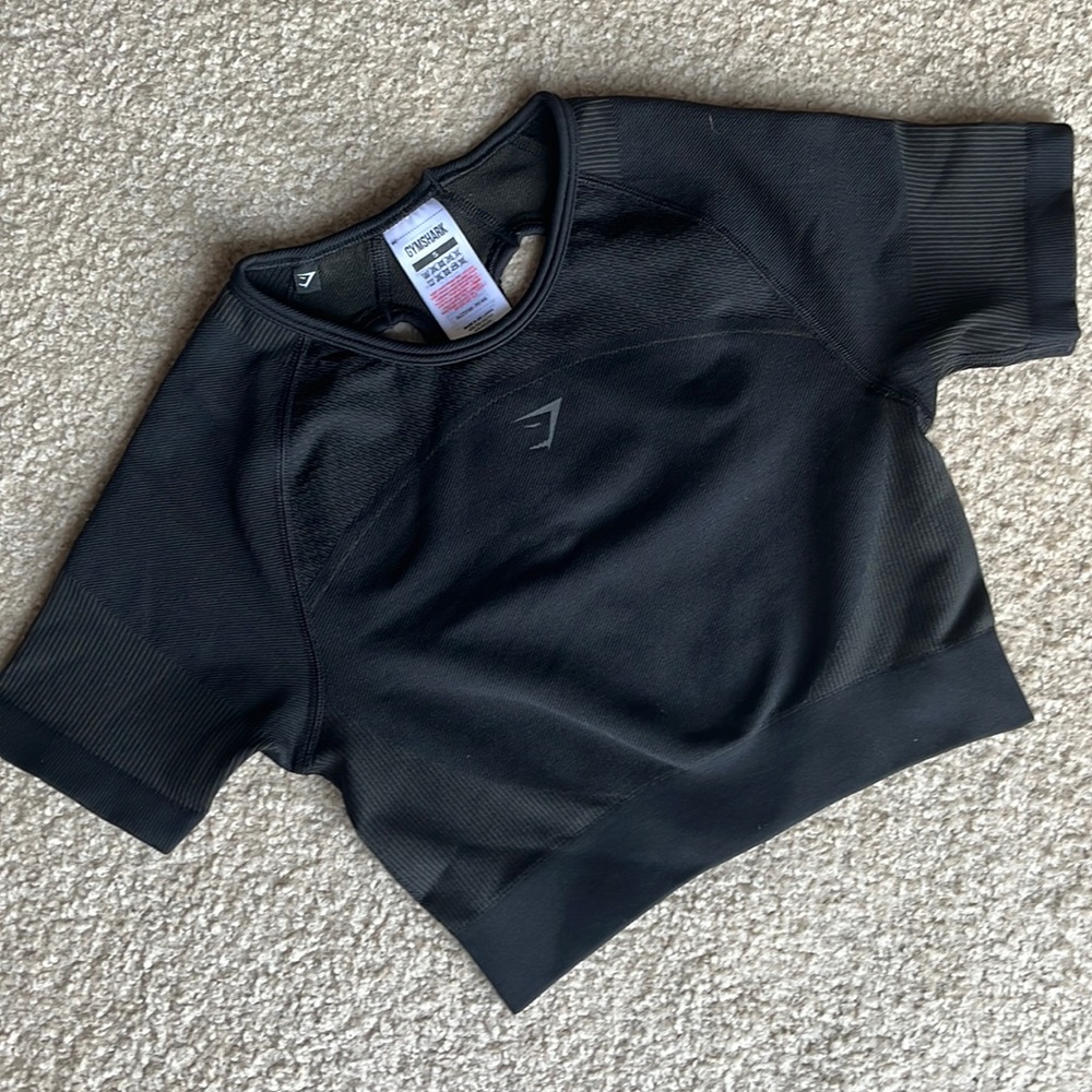 Gymshark Black Workout Top